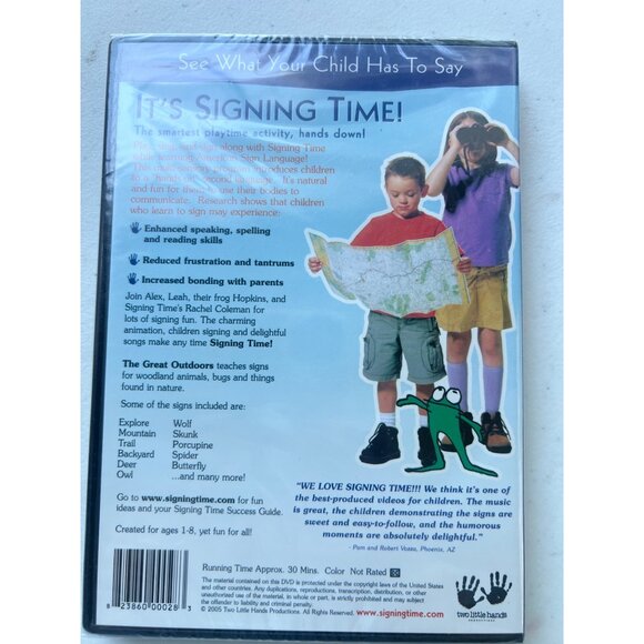 Conversational Sign Language II Manual & "Signing Time" DVDs - Picture 7 of 7